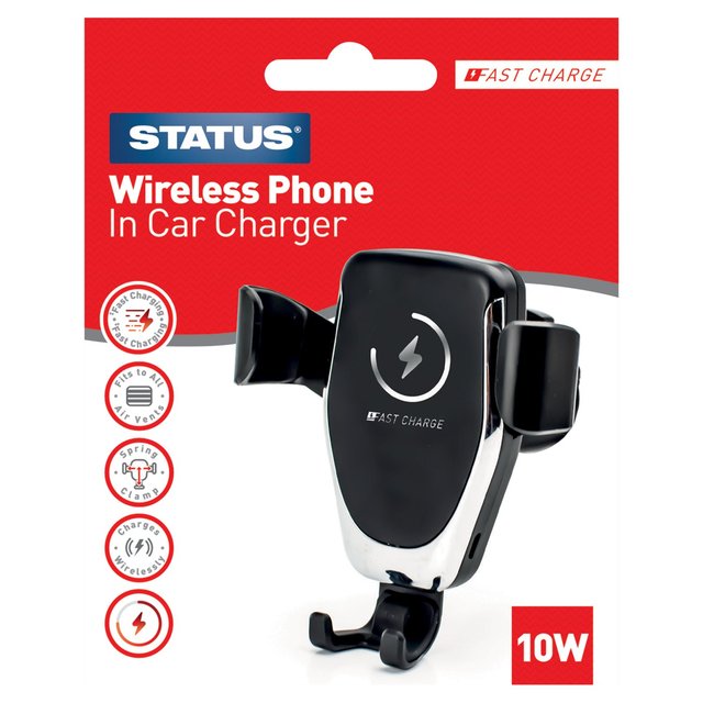 Status Wireless Phone Car Charger 