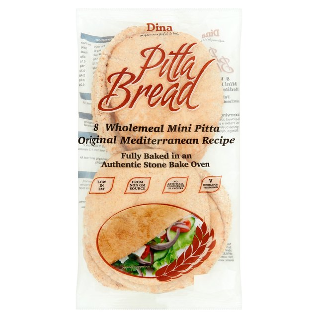 Dina Wholemeal Mini Pitta Breads