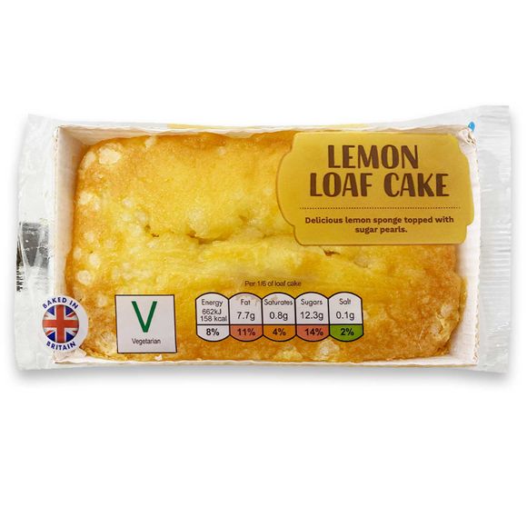 The Cake Crew Lemon Loaf Cake 204g