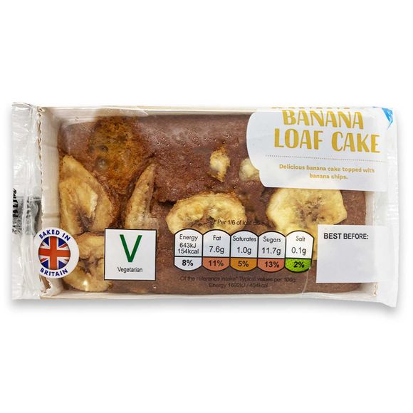 The Cake Crew Banana Loaf Cake 204g