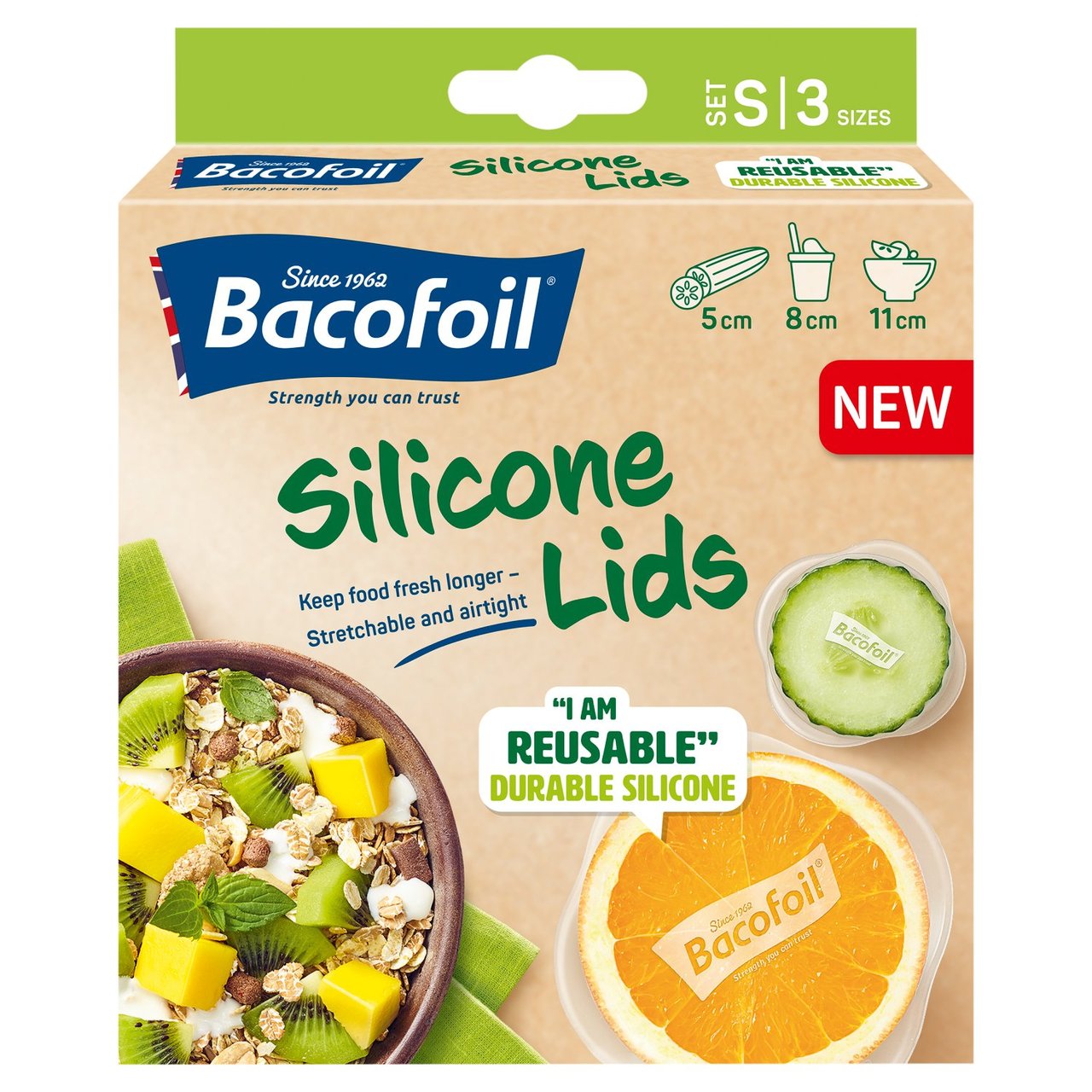 Bacofoil Silicone Lids Small