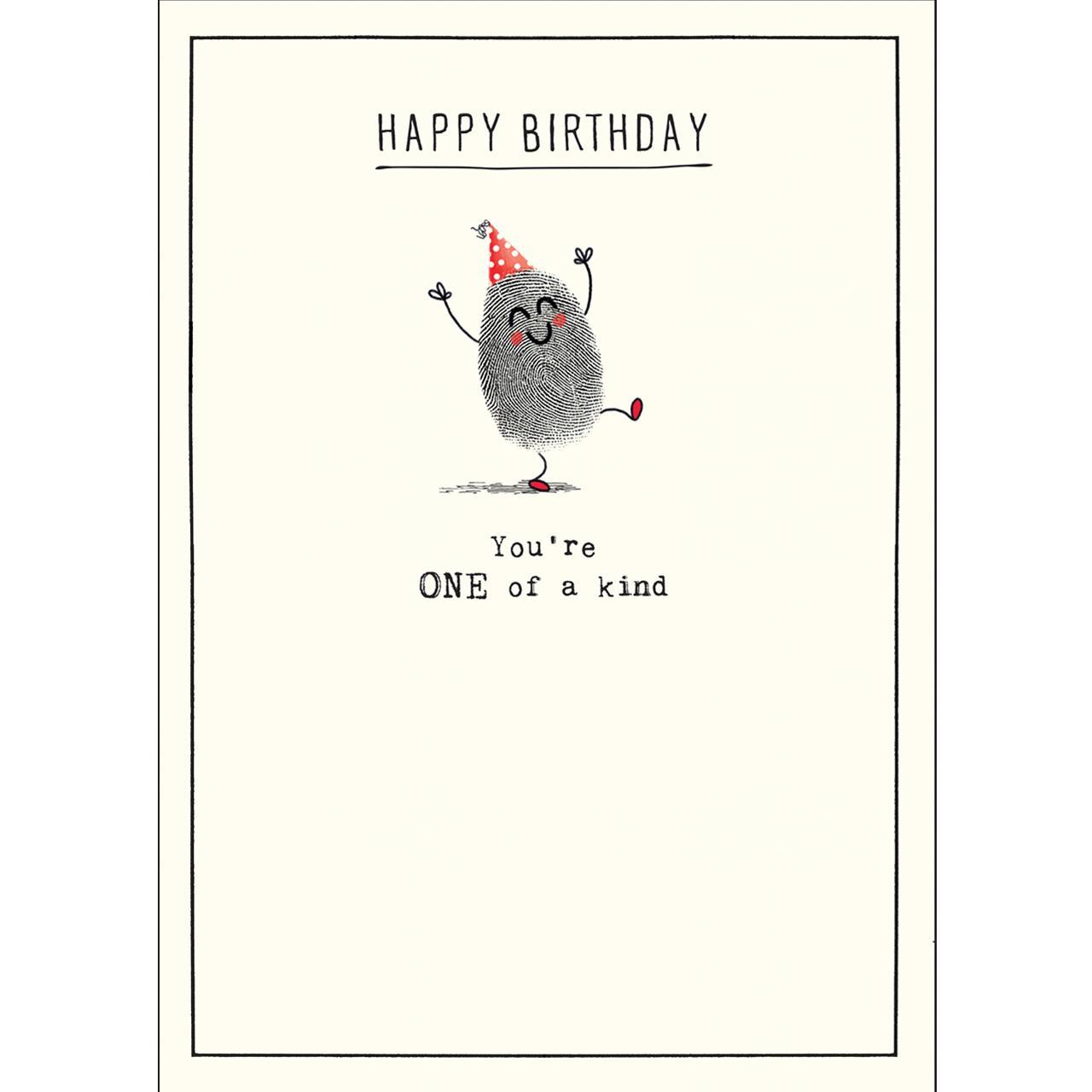 One Of a Kind Birthday Card