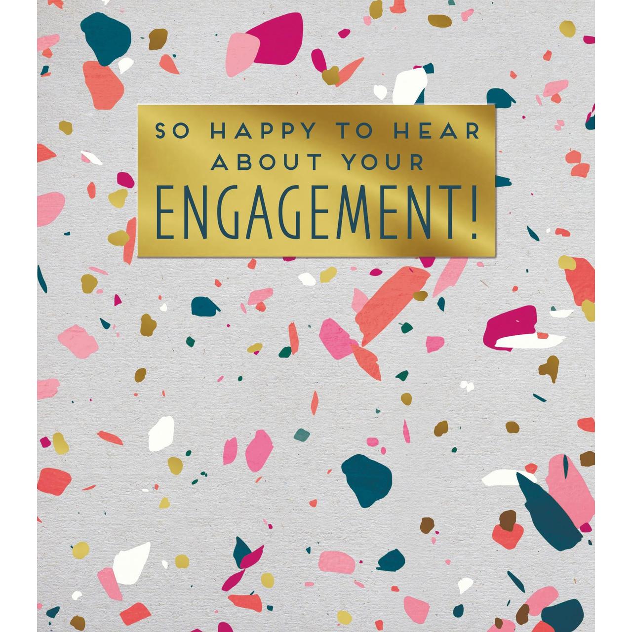 So Happy Engagement Card