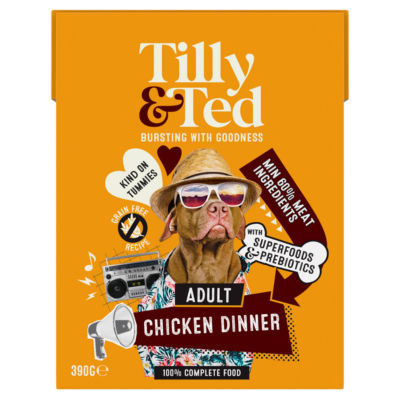 Tilly & Ted Adult Chicken Dinner 390g