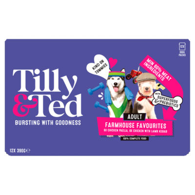 Tilly & Ted Adult Farmhouse Favourites 12 x 390g = 4.68kg