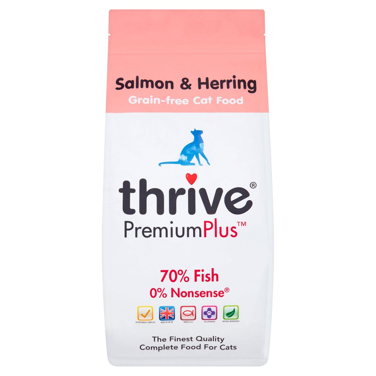 Thrive PremiumPlus Salmon & Herring Dry Cat Food