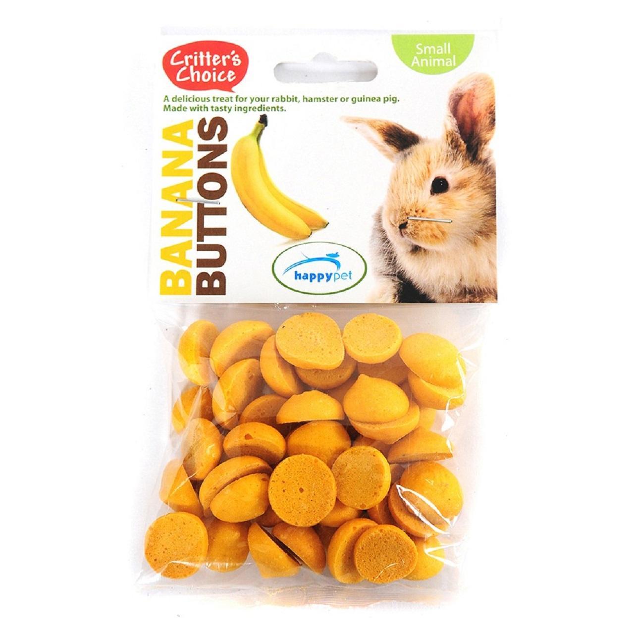 Critter's Choice Banana Buttons Small Animal Treats