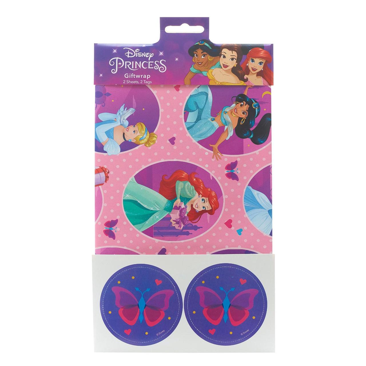 Disney Princess Gift Wrap Sheets & Tags