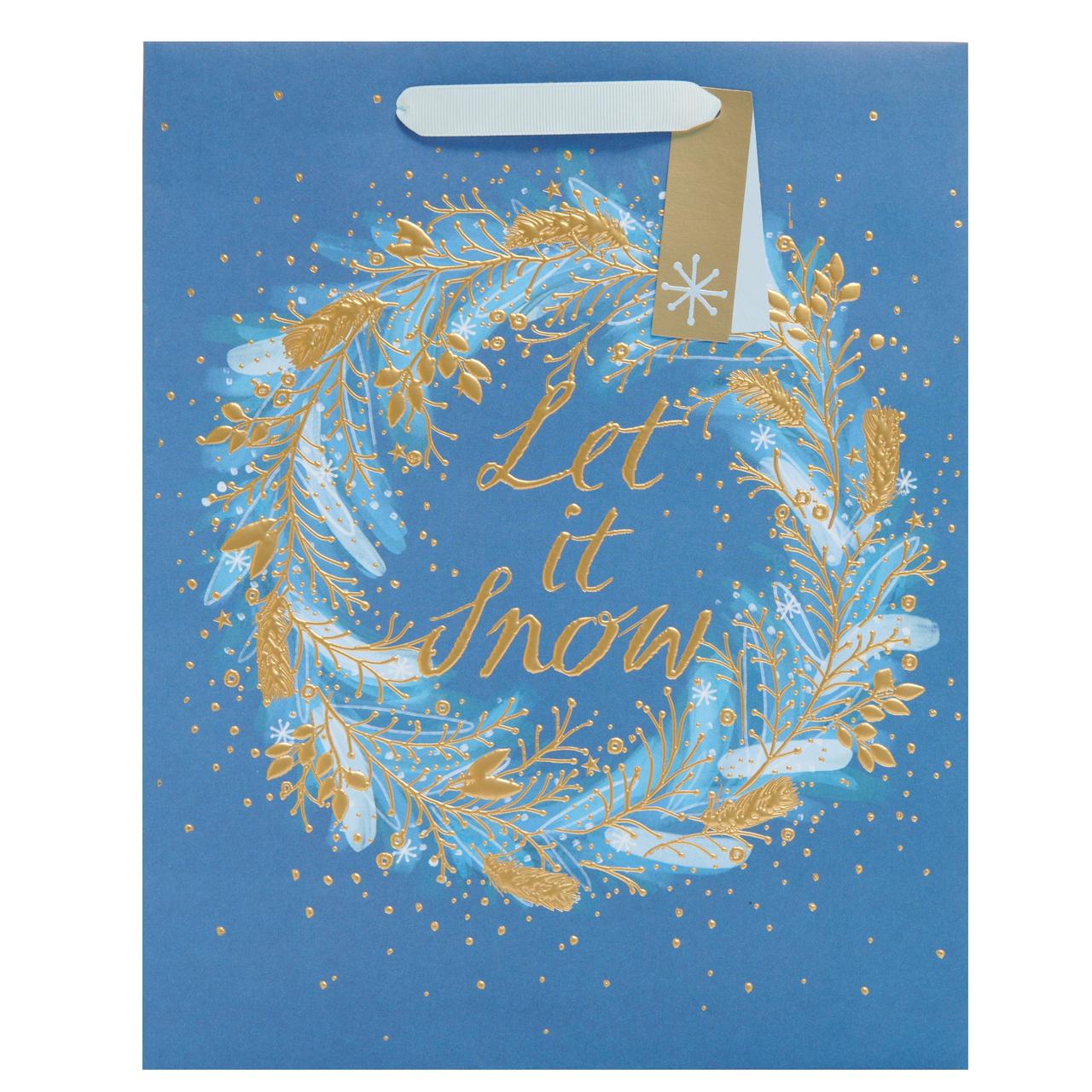 Let it Snow Large Christmas Gift Bag