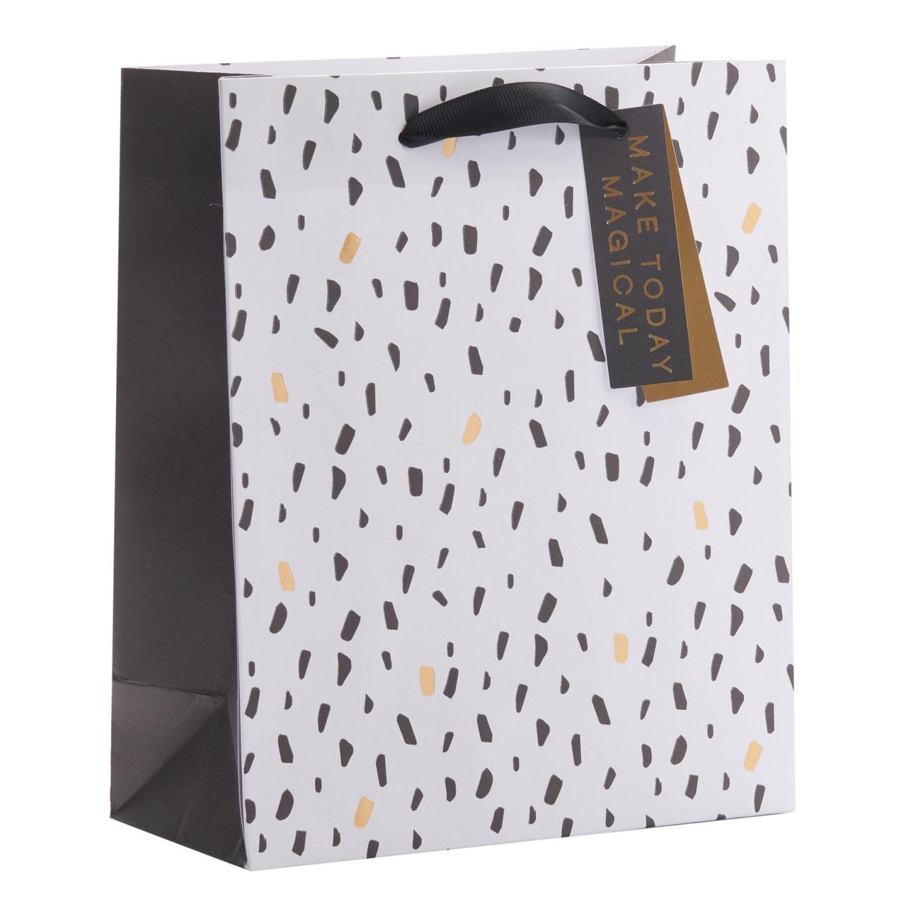 Black & Gold Medium Gift Bag