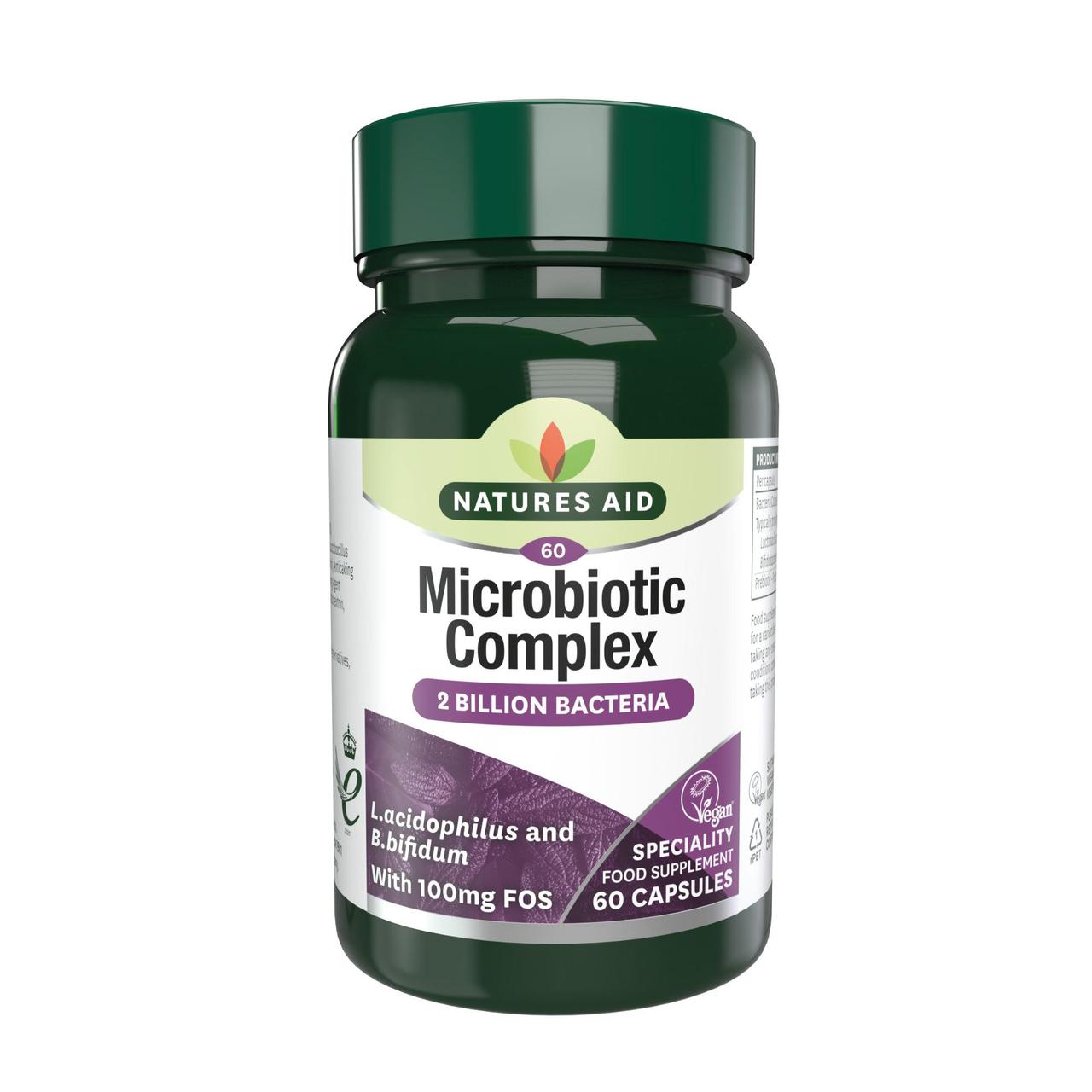 Natures Aid Probiotic Complex Supplement Capsules  60 per pack