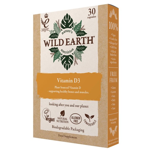 Wild Earth Vitamin D3  30 per pack