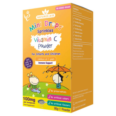 Natures Aid Mini Drops Vitamin C Sprinkles