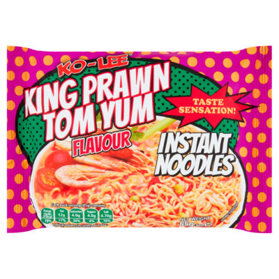 Ko-Lee King Prawn Tom Yum Flavour Instant Noodles 85g