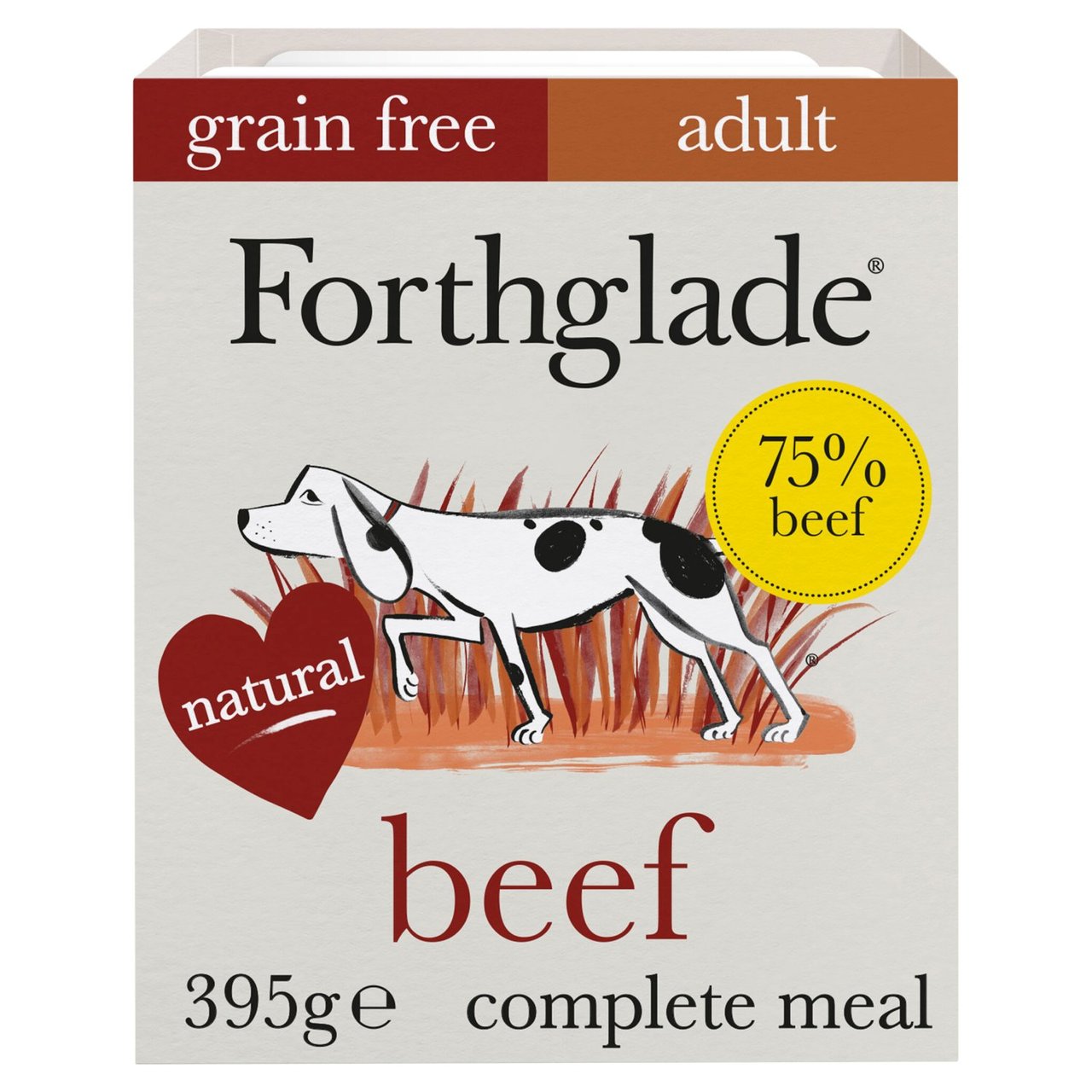 Forthglade complete adult grain free Beef with sweet potato & veg