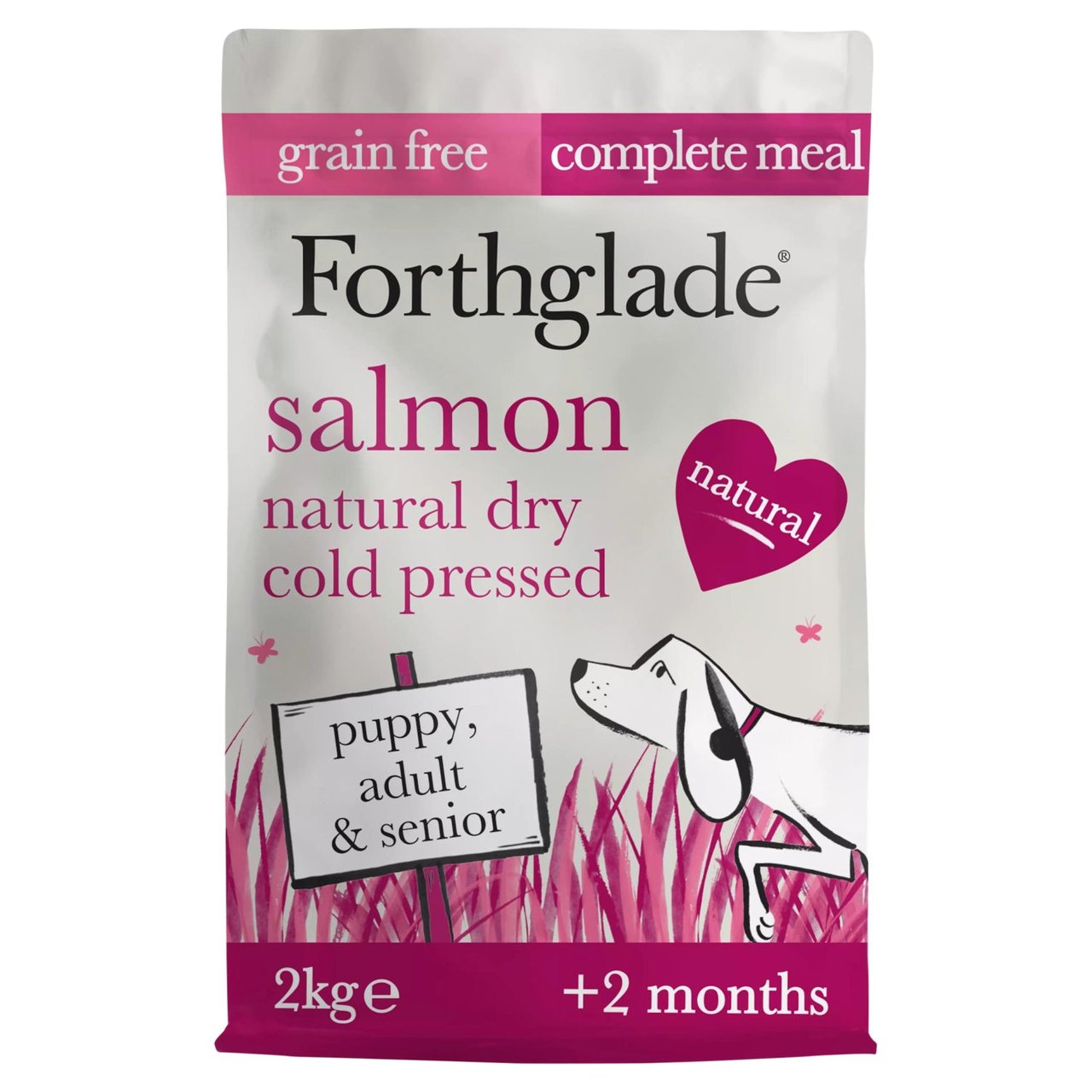 Forthglade Natural Dry Grain Free Salmon Cold Pressed