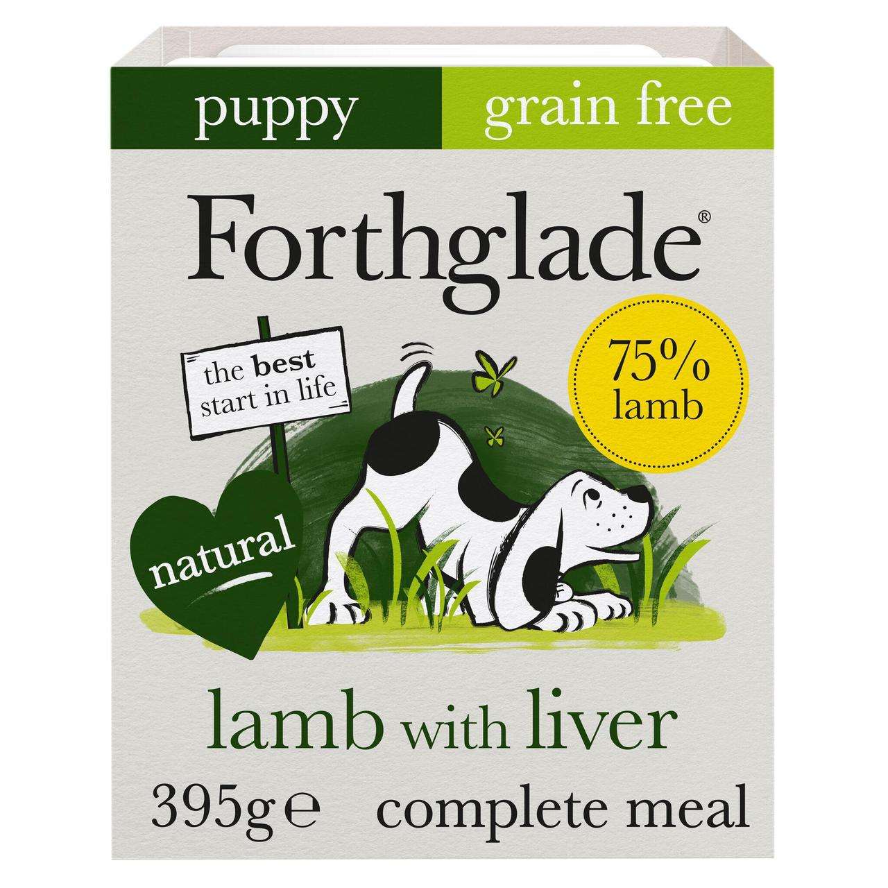 Forthglade Complete Puppy Grain Free Lamb with Liver, Sweet Potato & Veg