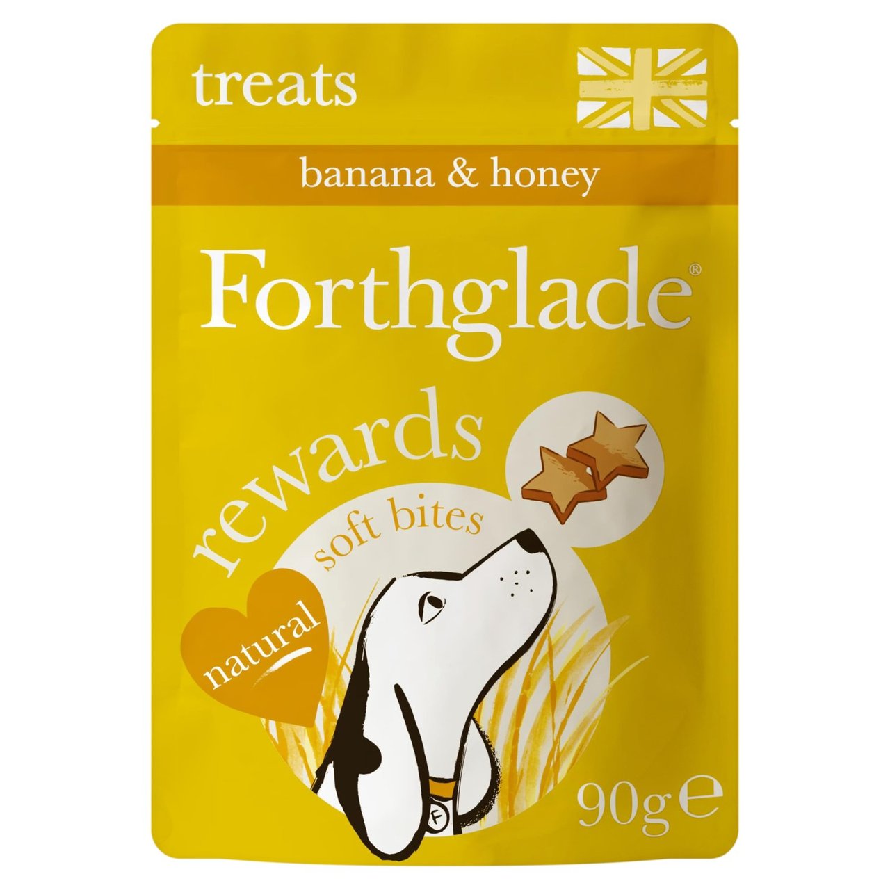 Forthglade Rewards Natural Treats for Dogs Honey & Banana 90g