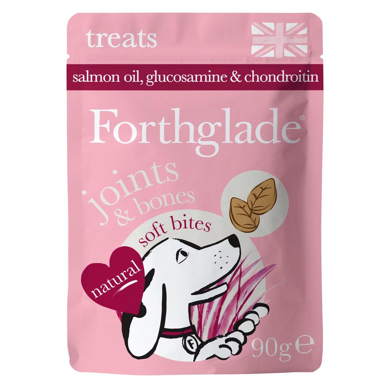 Forthglade Joints & Bones Natural Treats for Dogs Salmon Oil, Glucosamine & Chondroitin 90g