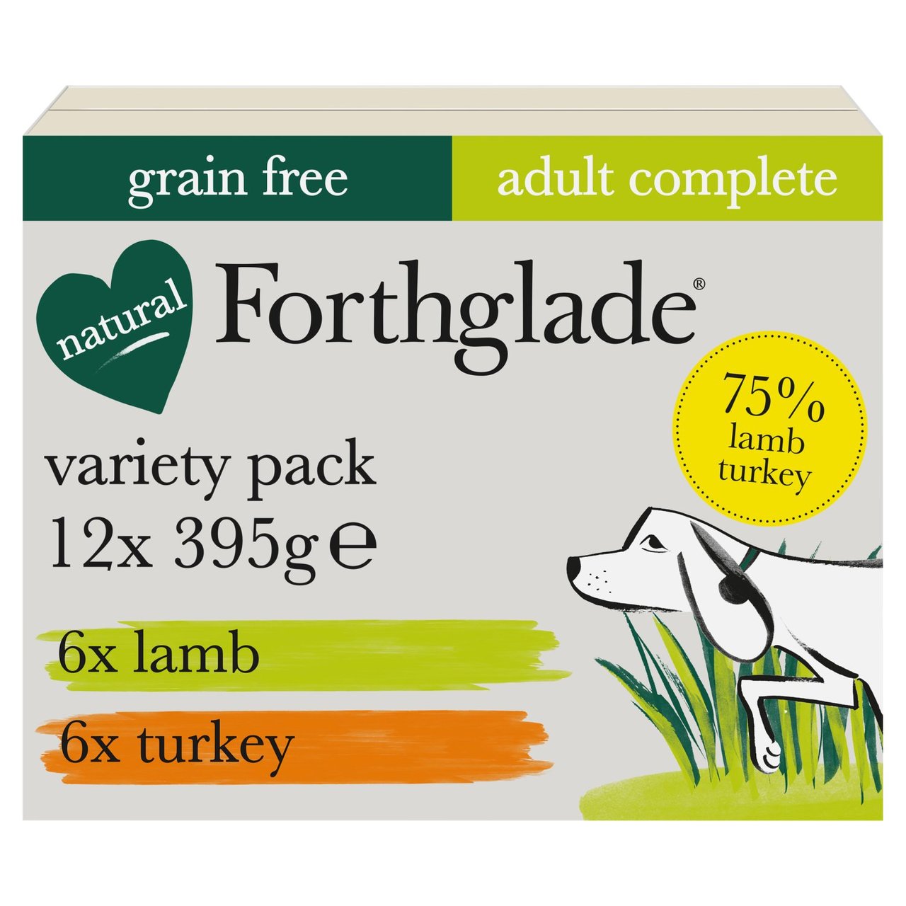 Forthglade Complete Adult Grain Free Duo (Lamb & Turkey)