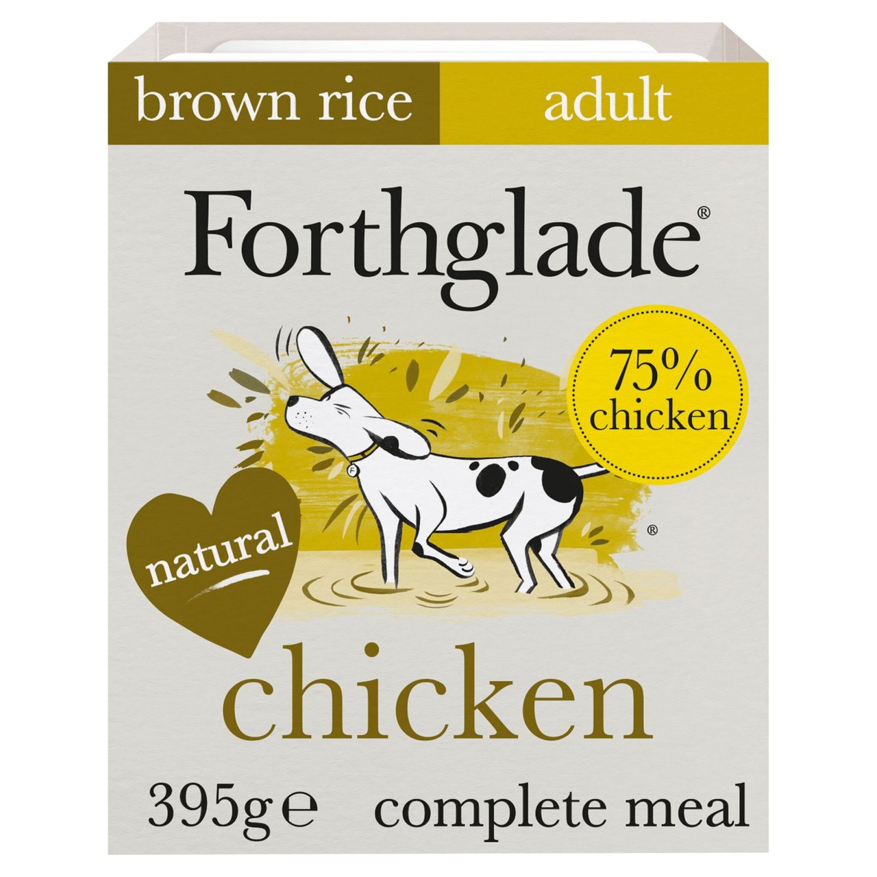 Forthglade Complete Adult Chicken with Brown Rice & Veg 