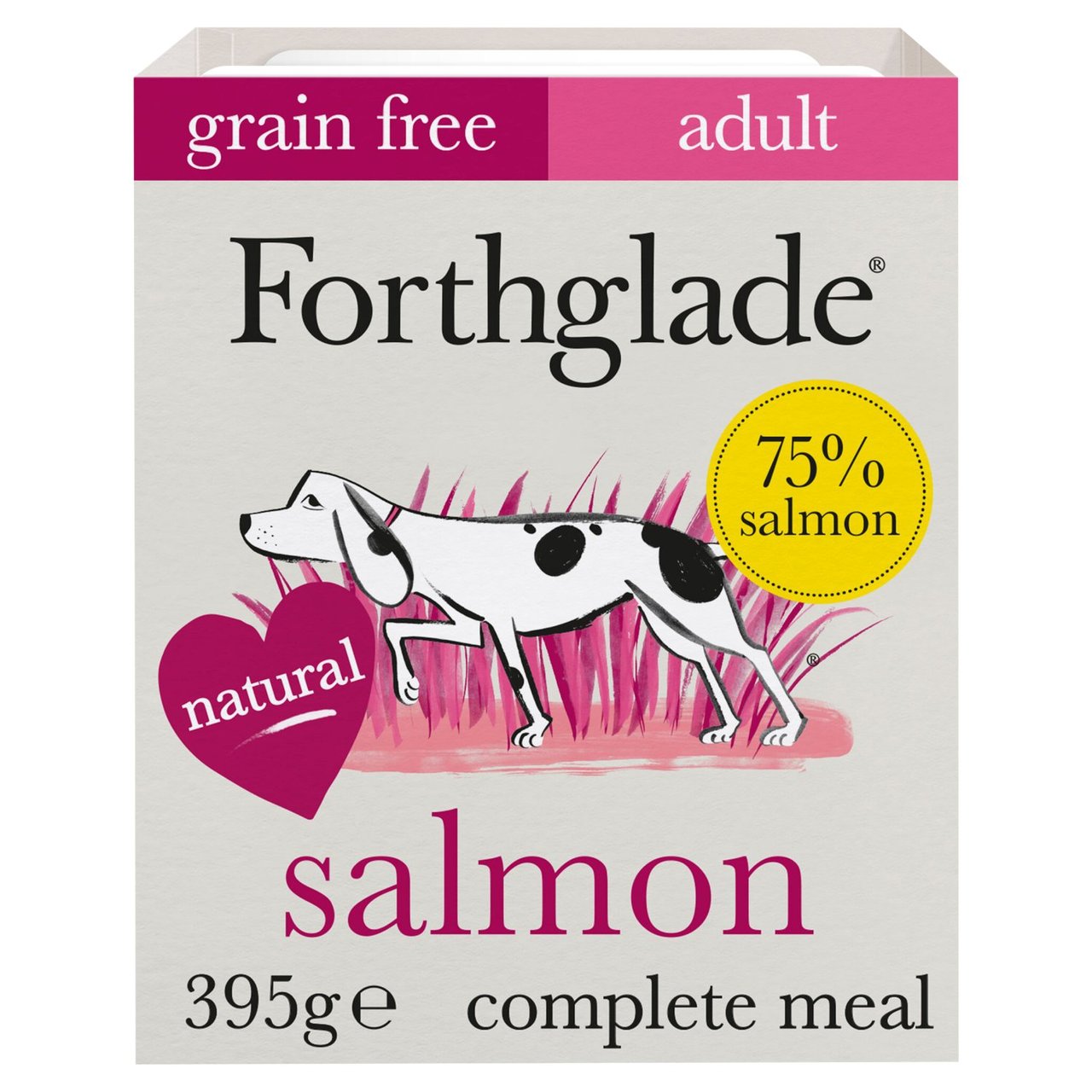 Forthglade Grain Free Dog Food Trays In Salmon with Potato & Vegetables 395g