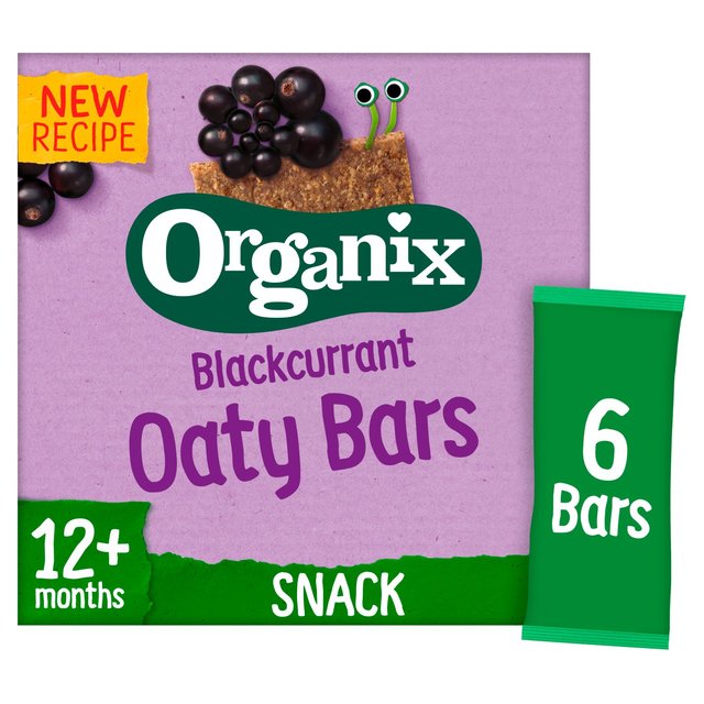 Organix Blackcurrant Soft Oaty Bars  6 x 138g