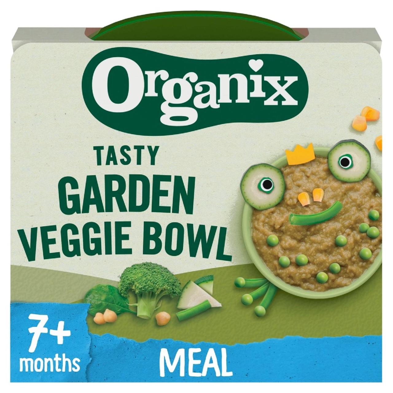 Organix Tasty Garden Veggie Bowl Baby Food 7 months