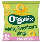 Organix Melty Organic Sweetcorn Rings Baby Puffs 6 months+ 20g