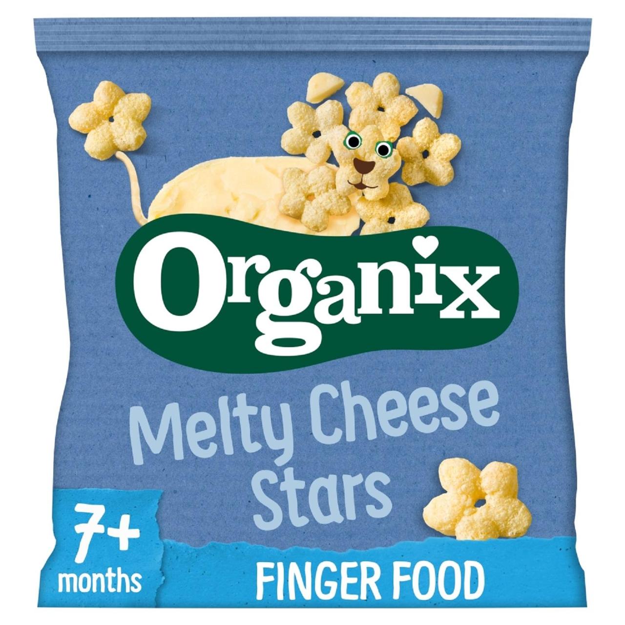 Organix Melty Cheese Organic Stars, 7 mths+ 