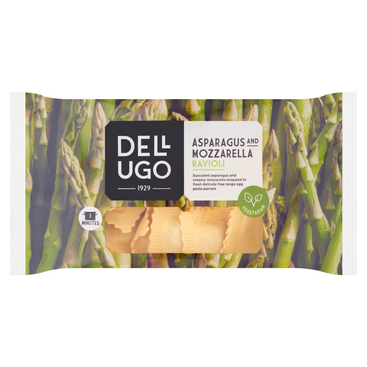 Dell Ugo Asparagus & Mozzarella Ravioli 