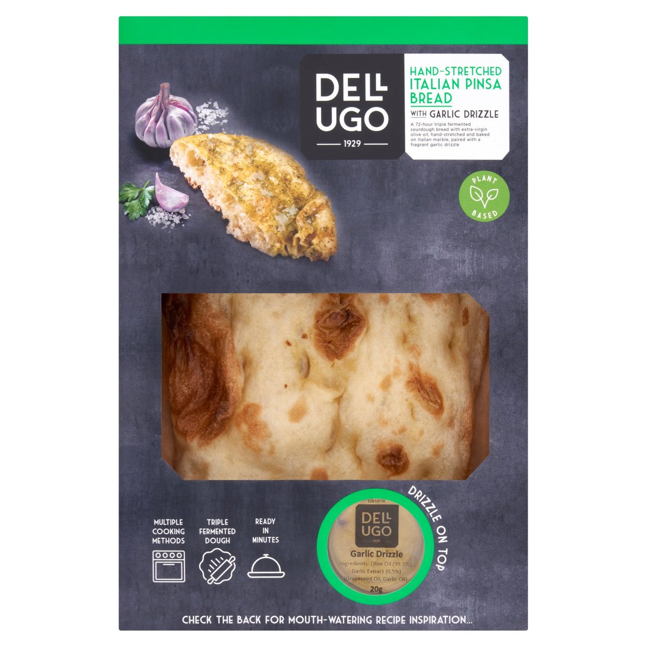 Dell'Ugo Italian Pinsa with Garlic Oil