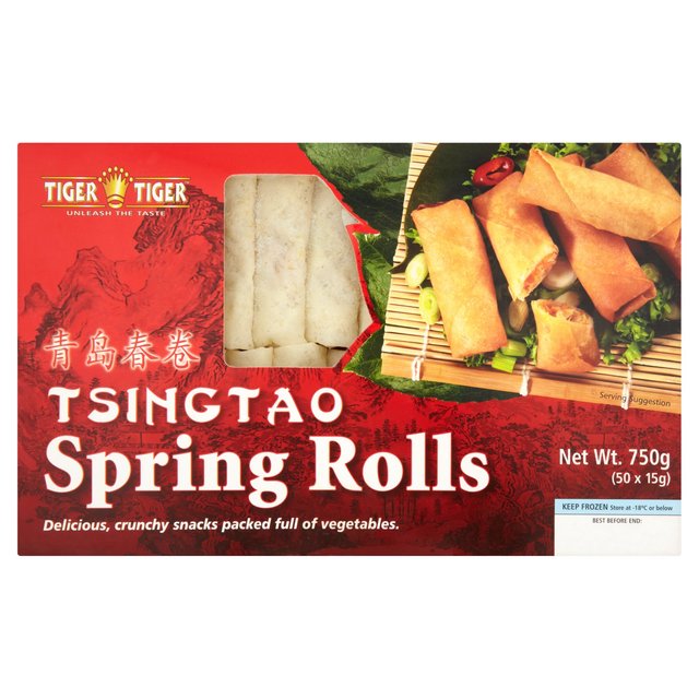 Tsing Tao Vegetable Spring Rolls 750g