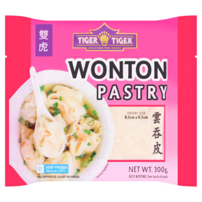 Tiger Tiger Wonton Pastry 300g