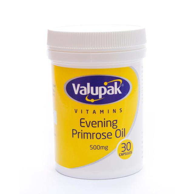 Valupak Vitamins Evening Primrose Oil Capsules 500mg 30 per pack