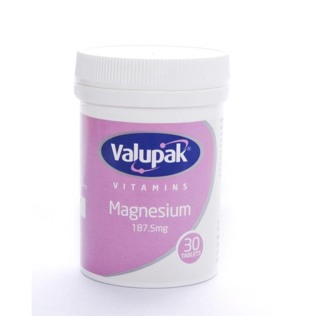 Valupak Vitamins Magnesium Tablets 187.5mg 