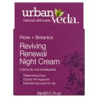 Urban Veda Rose + Botanics Reviving Renewal Night Cream 50ml