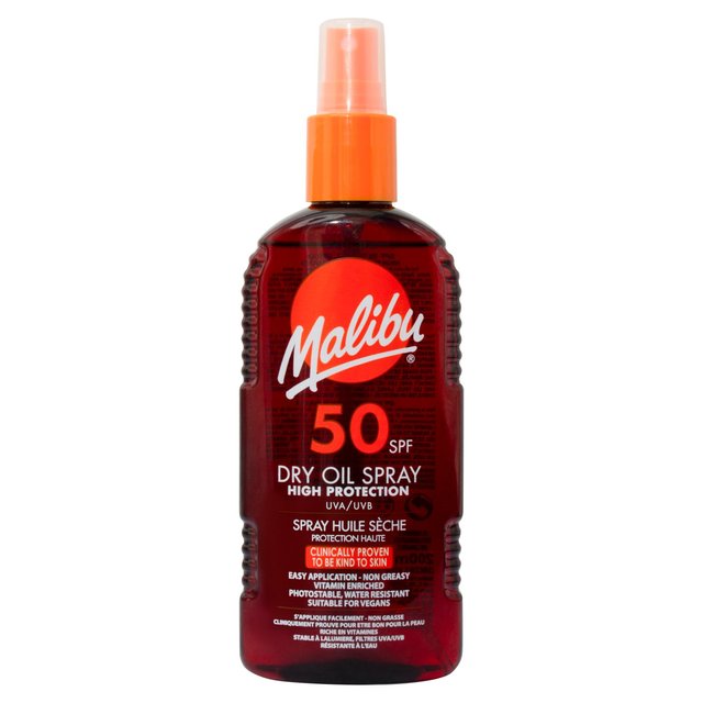 Malibu Dry Oil Spray SPF 50  200ml