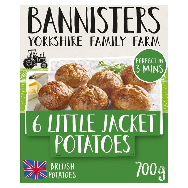 Bannisters Farm 6 Little Jacket Potatoes 700g