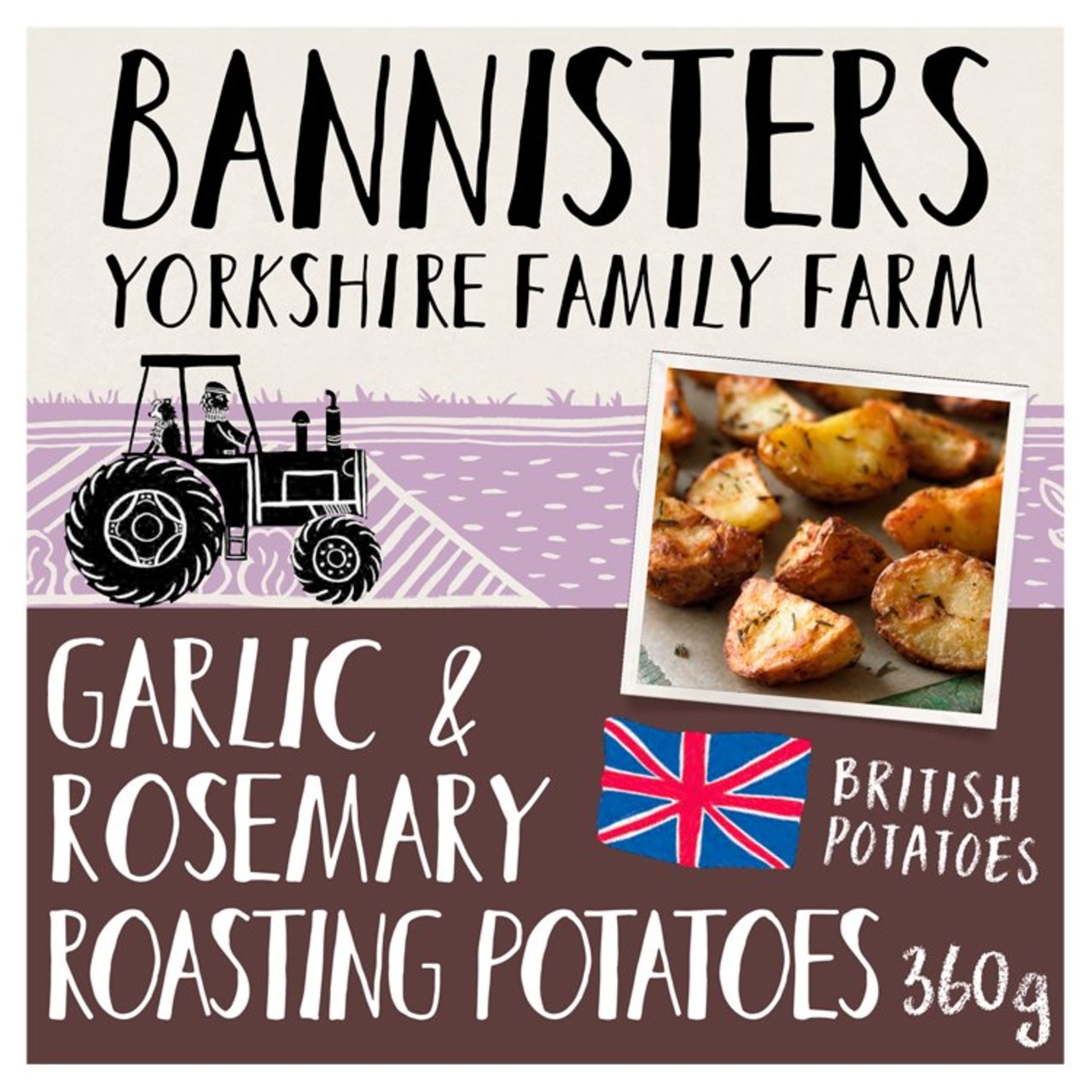 Bannisters Farm Garlic & Rosemary Roast Potatoes