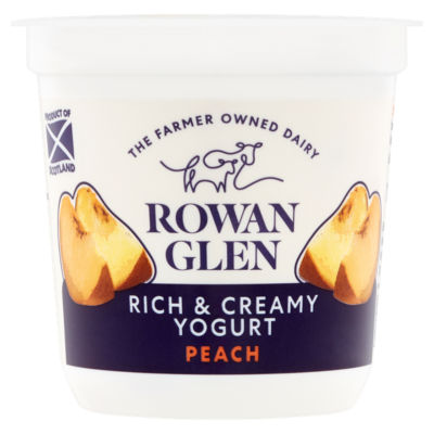 Rowan Glen Rich & Creamy Peach Yogurt 150g