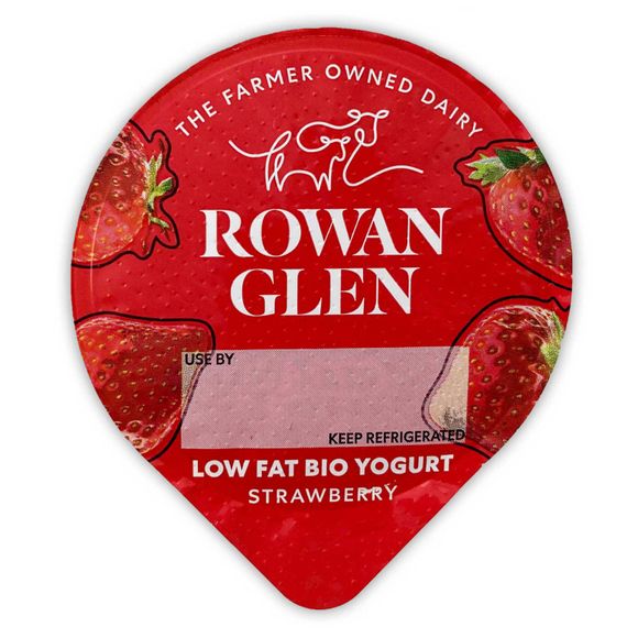 Rowan Glen Low Fat Bio Yogurt Strawberry 125g