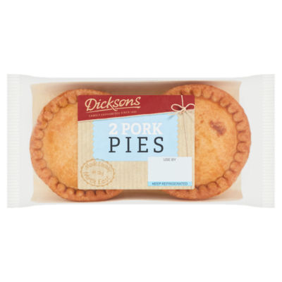 Dicksons Buffet 2 Snack Pork Pies