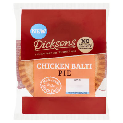 Dicksons Chicken Balti Pie