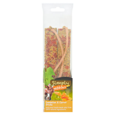 Simply Nibbles Dandelion & Carrot Sticks 2 x 60g