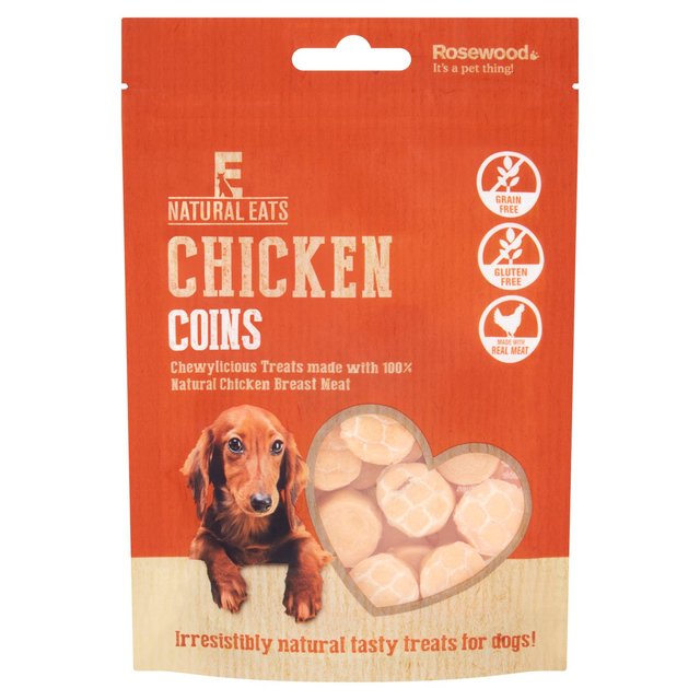 Rosewood Chicken Coins Dog Treat 70g