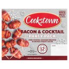 Cookstown Pork Cocktail Sausage & Bacon Rolls (Pigs In Blankets) x12 300g