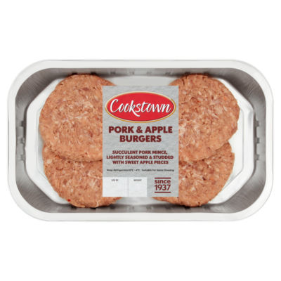 Cookstown Pork & Apple Burgers 420g