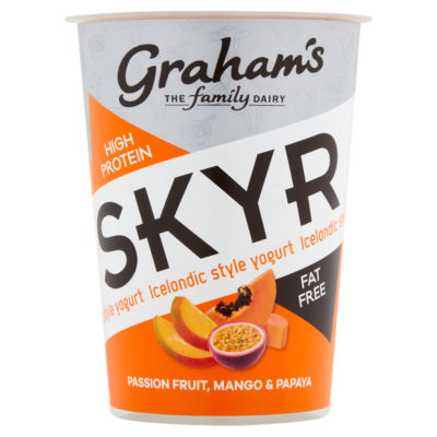 Graham's Passion Fruit, Mango & Papaya Icelandic Style Yogurt 450g