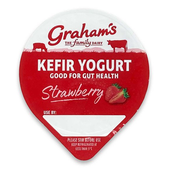 Grahams The Family Dairy Kefir Yogurt Strawberry 350g